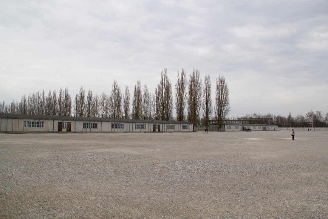 Dachau Concentration Camp Memorial Site close to Munich. 